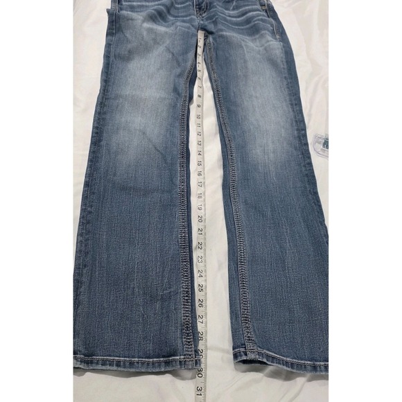 Bke Womens Aiden Jeans Size 32 X 32 Western Chunky Thread Blue Denim - Picture 8 of 9